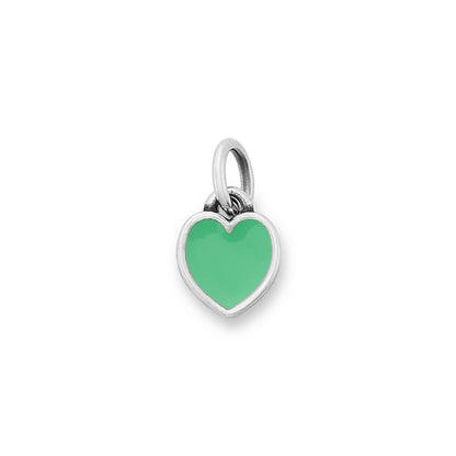 Consuela Enamel Green Connected Hearts Charm
 – Consuela