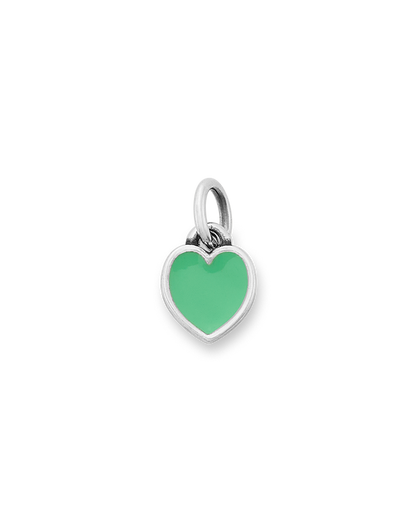 Consuela Enamel Green Connected Hearts Charm
 – Consuela
