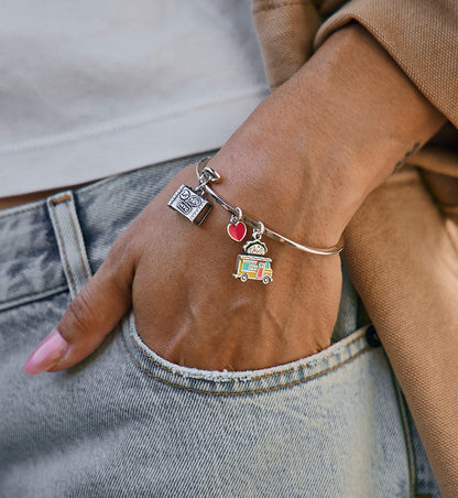 Consuela Enamel Red Connected Hearts Charm
 – Consuela