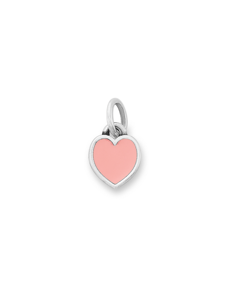Consuela Enamel Pink Connected Hearts Charm
 – Consuela