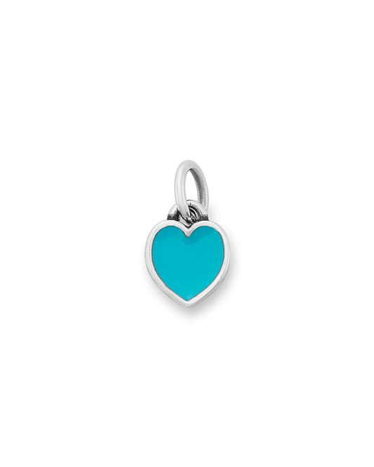 Consuela Enamel Blue Connected Hearts Charm
 – Consuela