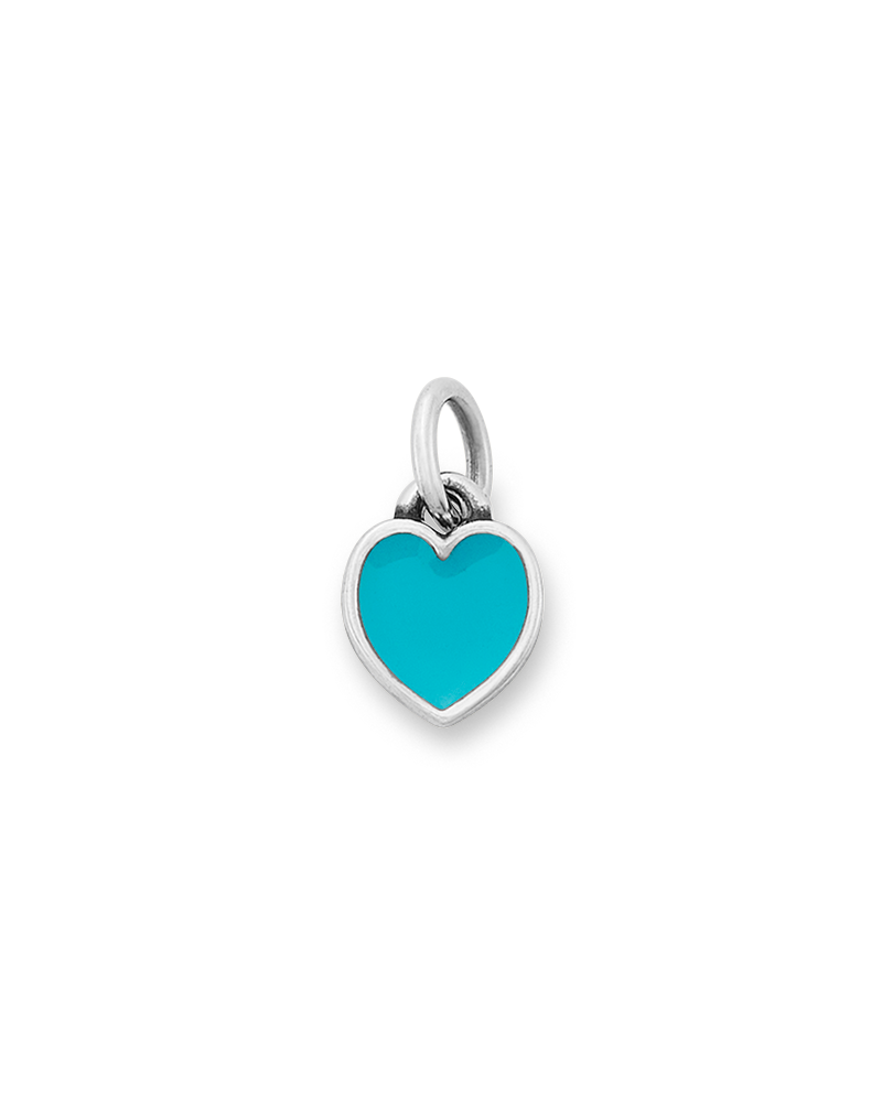 Consuela Enamel Blue Connected Hearts Charm
 – Consuela