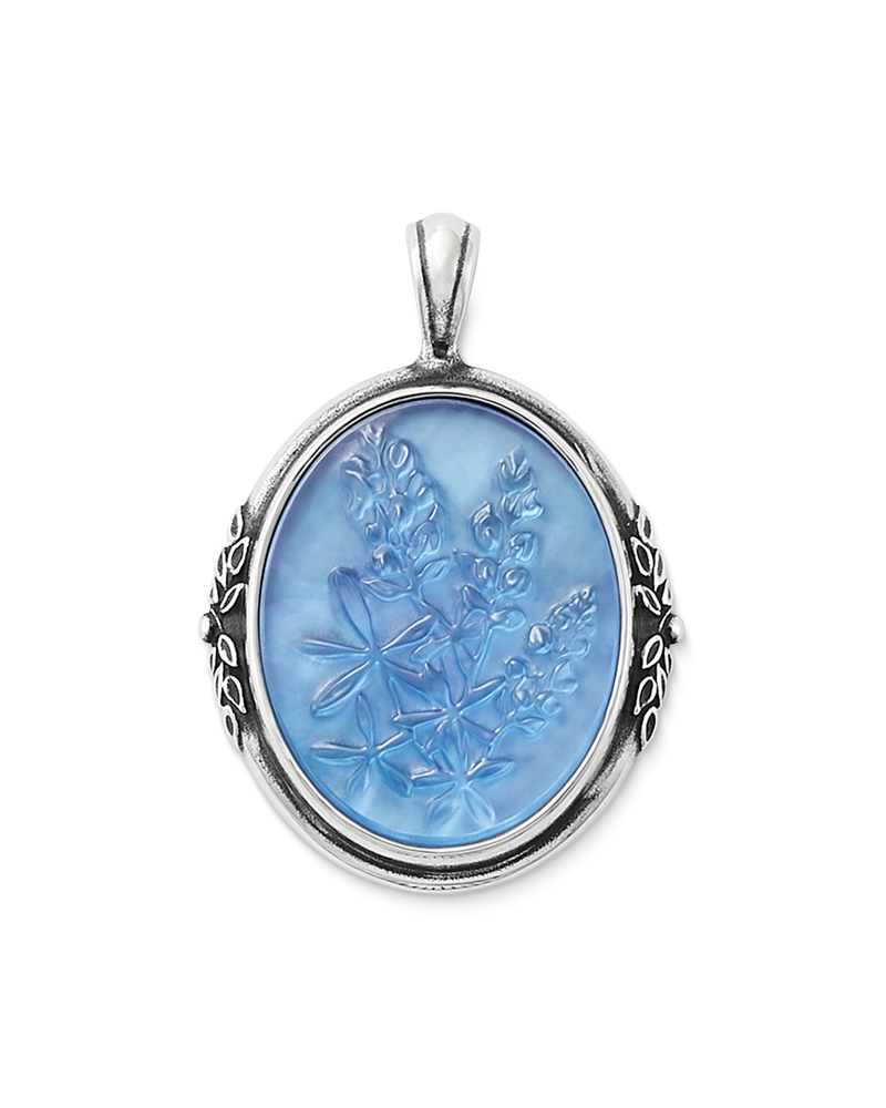 Consuela Sculpted Bluebonnet Triplet Pendant
 – Consuela