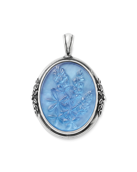 Consuela Sculpted Bluebonnet Triplet Pendant
 – Consuela