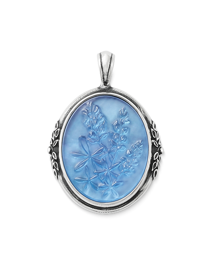 Consuela Sculpted Bluebonnet Triplet Pendant
 – Consuela