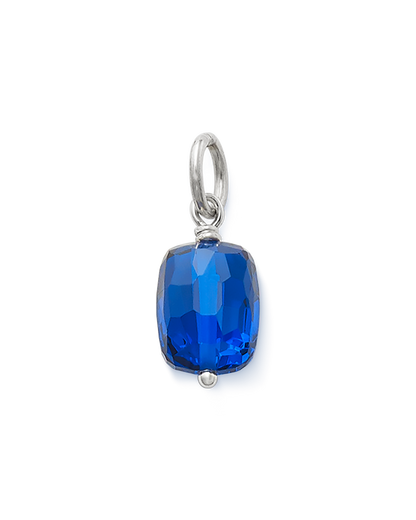 Consuela Faceted Lab-Created Blue Spinel Gemstone Bead Pendant
 – Consuela