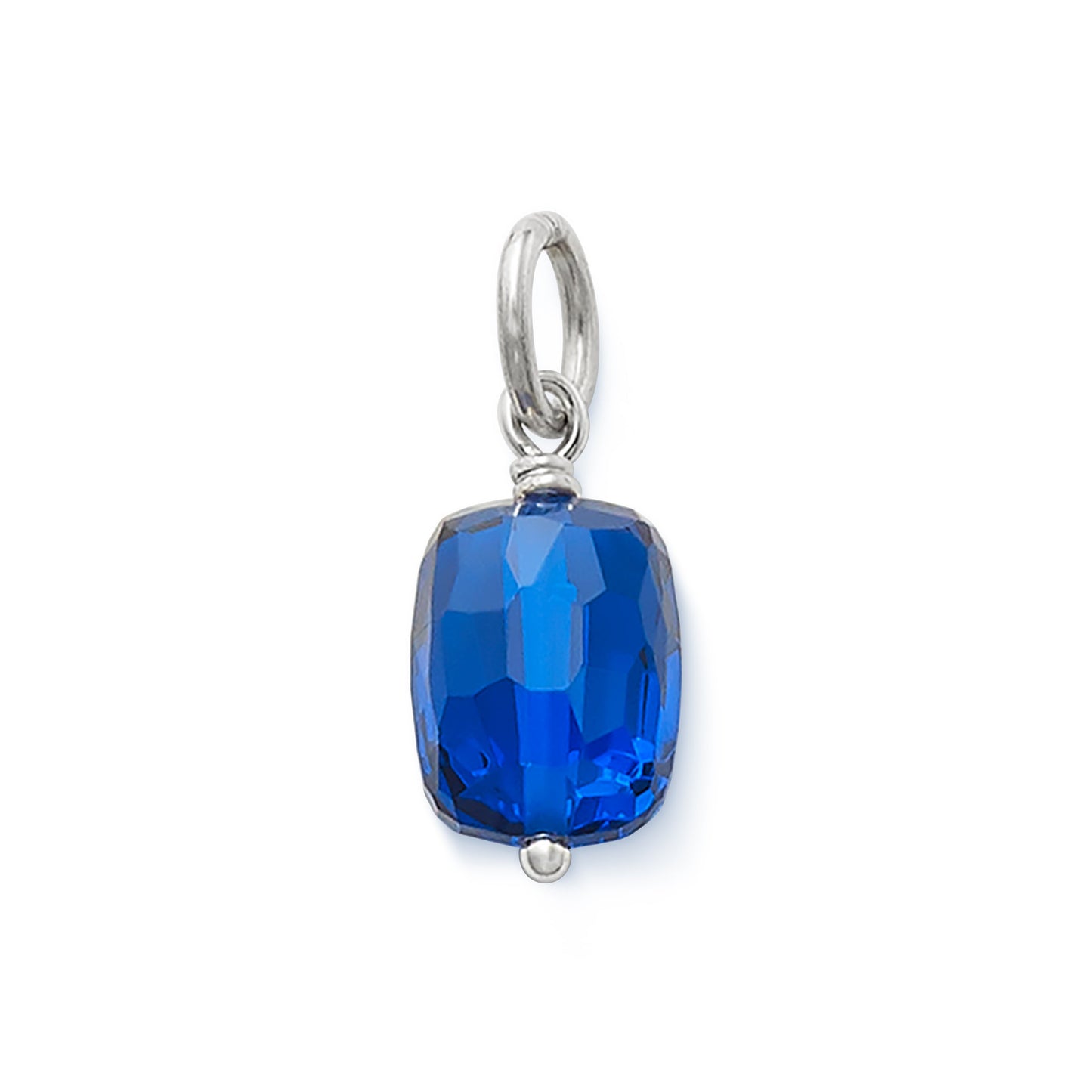 Consuela Faceted Lab-Created Blue Spinel Gemstone Bead Pendant
 – Consuela