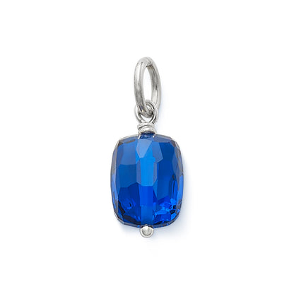 Consuela Faceted Lab-Created Blue Spinel Gemstone Bead Pendant
 – Consuela